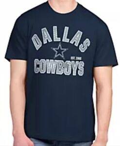 NFL Officially Licensed Dallas Cowboys Navy T-Shirt New With Tag Adult XL